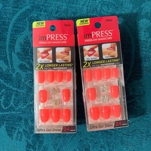 Kiss impress nails manicure